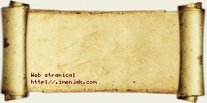 Jelena Gojsović vizit kartica